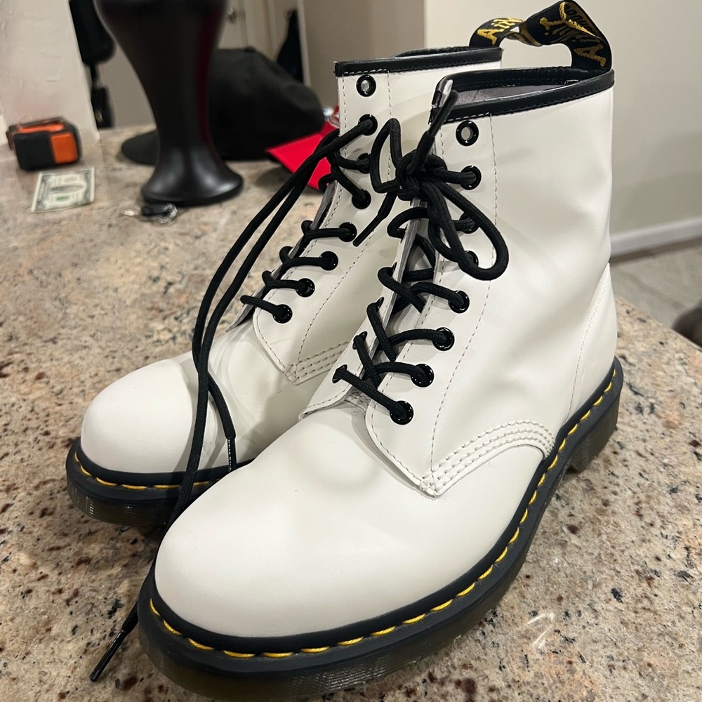 Dr. Martens 1460 Smooth Leather Lace Up Boots